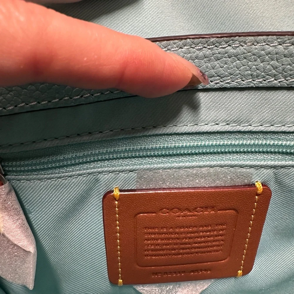 NWT Coach Cassie 19 Tiffany Blue color Rare! So Nice.